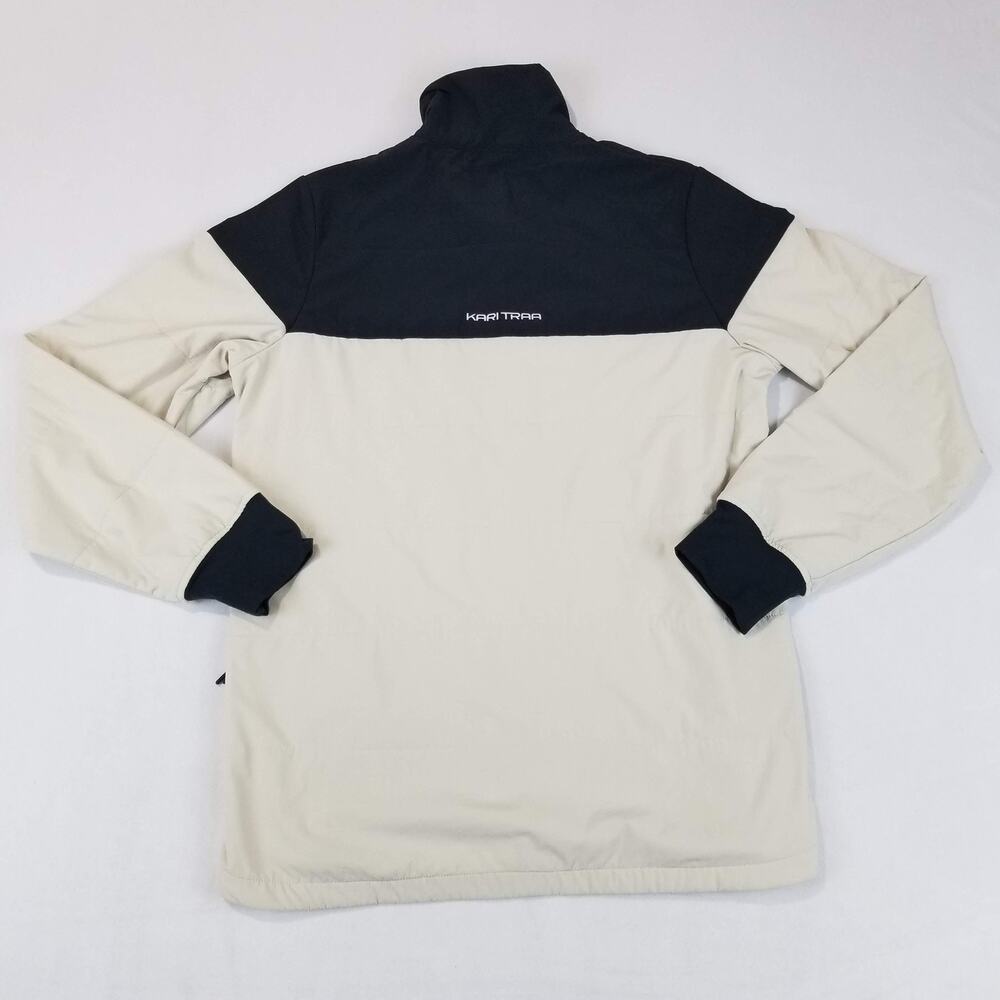 Kari Traa Siri Half Zip Women’s M Beige Black Quilted Pullover Jacket 622528 - Picture 3 of 11